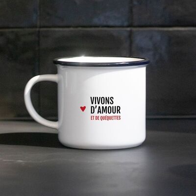 Mug Vivons d'amour et de quéquettes 