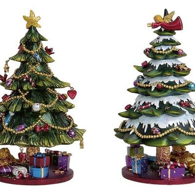 Boîte à musique sapin 'Jingle Bells' en poly