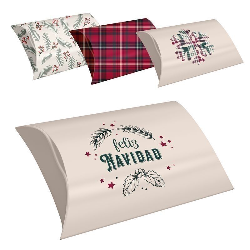 NAVIDAD - 4ER-GESCHENKBOXEN FÜR GESCHENKE M CLASSIC CHRISTMAS HH304174