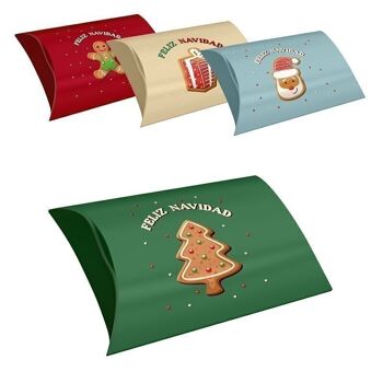 NAVIDAD - JUEGO DE 4 CAJAS PARA REGALOS S DOUX NOËL HH304161