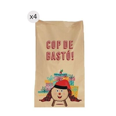 JUEGO DE 4 SOBRES DE REGALO 20X30 TIO HH304192