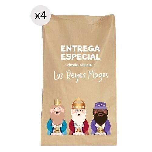 NAVIDAD - JUEGO DE 4 SOBRES DE REGALO 25X40 REYES MAGOS HH304182