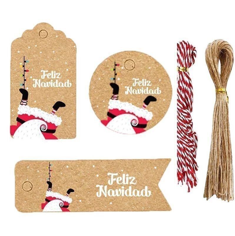 WEIHNACHTEN - SPIEL ZUM AUFHÄNGEN VON GESCHENKEN, 25 TEILE, WEIHNACHTEN, HH304141