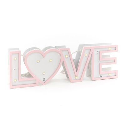 LETRAS LOVE CON LUZ LED 2XAAA HH2915358