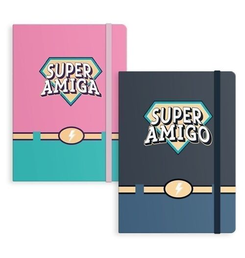 LIBRETA CON GOMA L AMIG@ 2M HH2663912