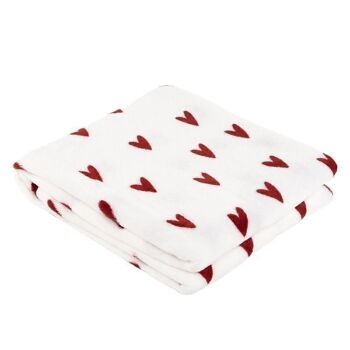 MANTA 125X150 MICROFIBRE CORAZONES HH306929