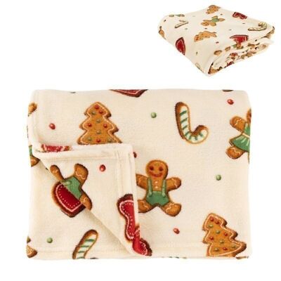 NAVIDAD - MANTA 125X150 MICROFIBRA DULCE NAVIDAD HH306901
