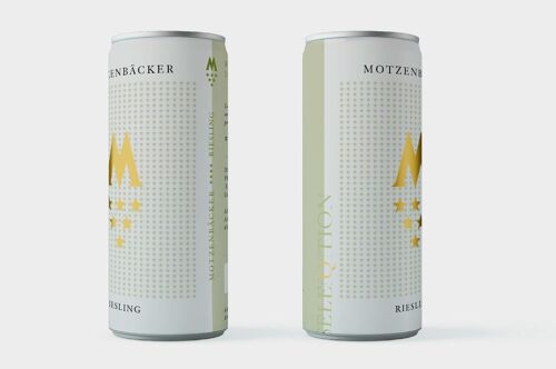 3er Pack SELEQTION x Motzenbäcker Riesling - Wein in Dosen (250ml)