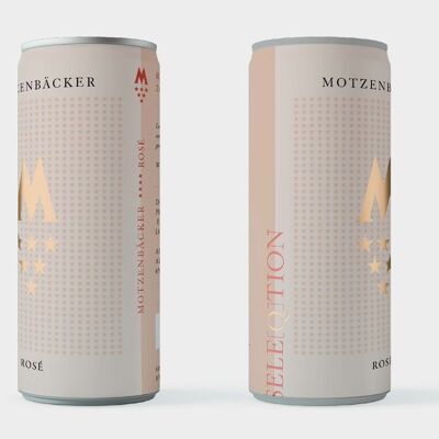 Pack de 3 SELEQTION x Motzenbäcker Vino Rosado en lata (250ml)