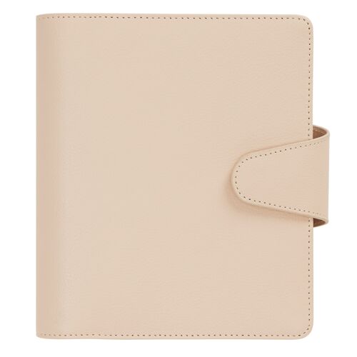 B6 leather personal planner almond: signature edition