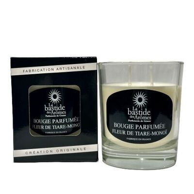 Monoi Tiaré flower scented candle +/- 60 hours