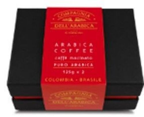 Idea regalo caffè macinato Colombia e Brasile | 100% Arabica