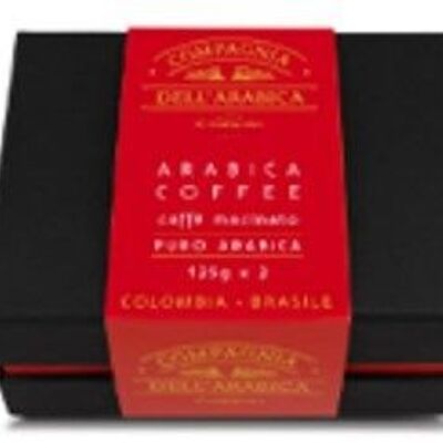Geschenkidee für gemahlenen Kaffee aus Kolumbien und Brasilien | 100 % Arabica