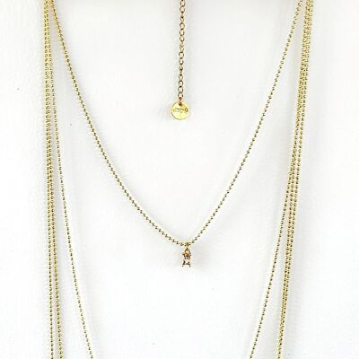 Gold Infinite long necklace