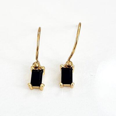 Black Infinity earrings