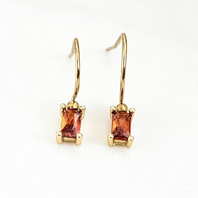 Red Infinity earrings