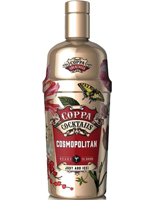 Premium Ready-To-Drink Cocktail Cosmopolitan Coppa Cocktails - 700ml