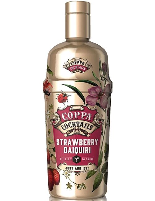 Coppa Cocktails Strawberry Daiquiri Premium Ready-To-Drink Cocktail - 700ml