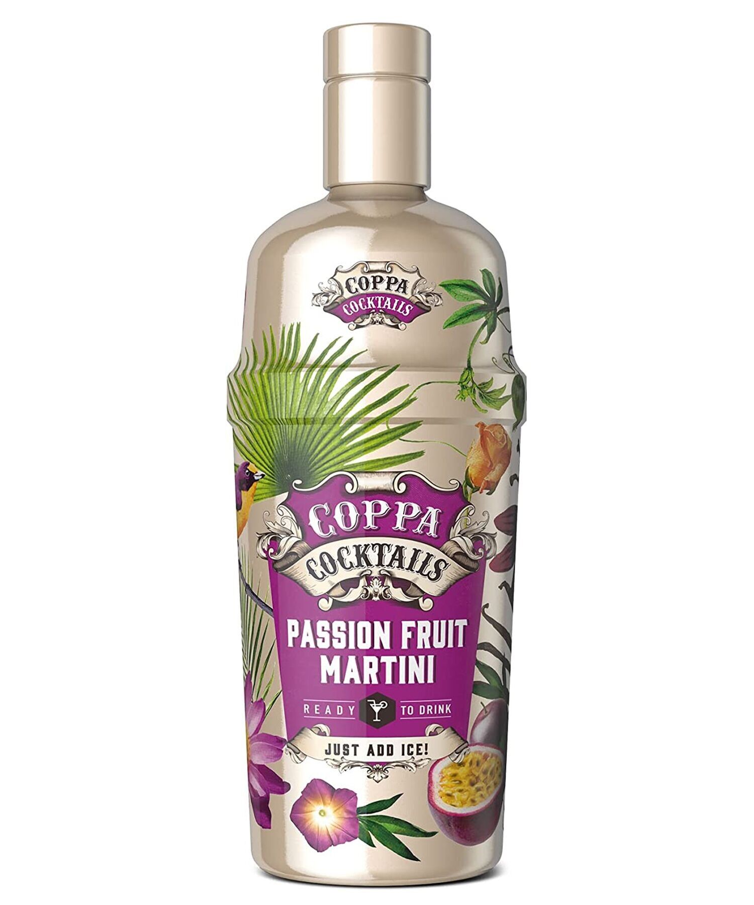 Passionfruit Martin Premium trinkfertige Coppa-Cocktails – 700 ml