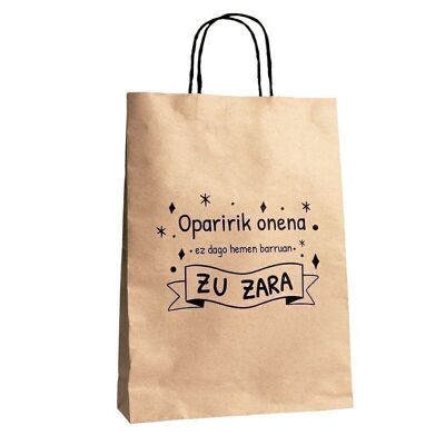 BOLSA PAPEL XL MENSAJE CRAFT EUSK HH2185565