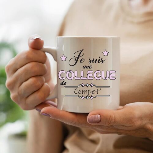 Mug " Une collègue de compèt"