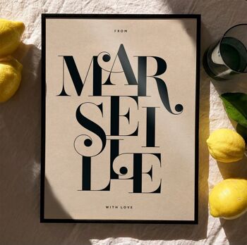 From Marseille with love | Affiche graphique 2