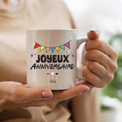 Mug "Joyeux anniversaire"