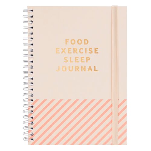 Food. exercise. sleep. journal inspiration