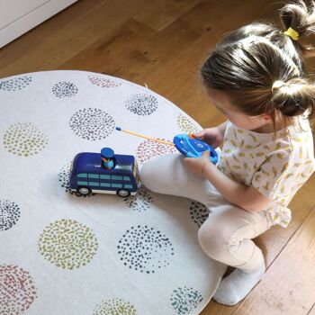 BABY CHALLENGE - Baby Bus - Mon Premier Véhicule - 058422 - Voiture Télécommandée - Bleu - Sonore Et Lumineux - 1/50 - Piles Non Incluses - Plastique - À Partir de 3 ans 4