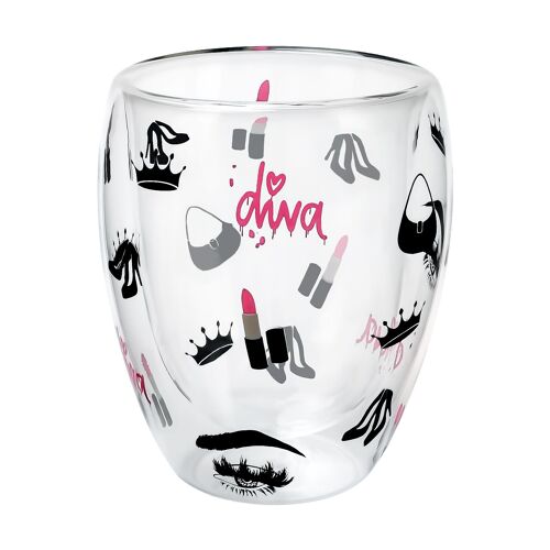 Buy wholesale Diva glass mug