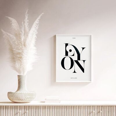 From Lyon with love | Affiche graphique
