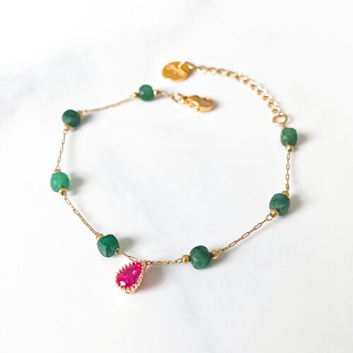 Bracelet simple Maharani rose