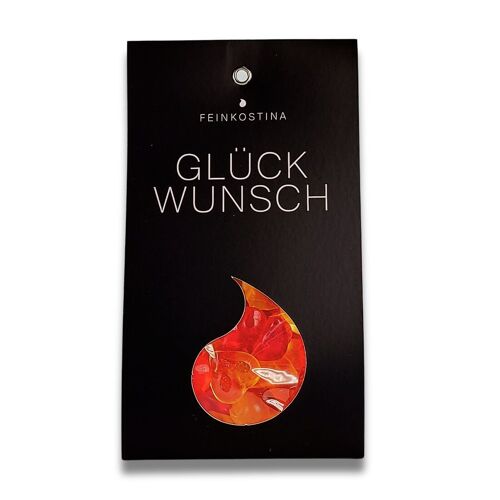 Glückwunsch - Peach Hearts