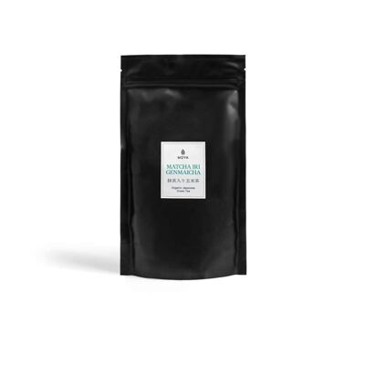 MOYA MATCHA IRI GENMAICHA THÉ VERT JAPONAIS BIOLOGIQUE 250G