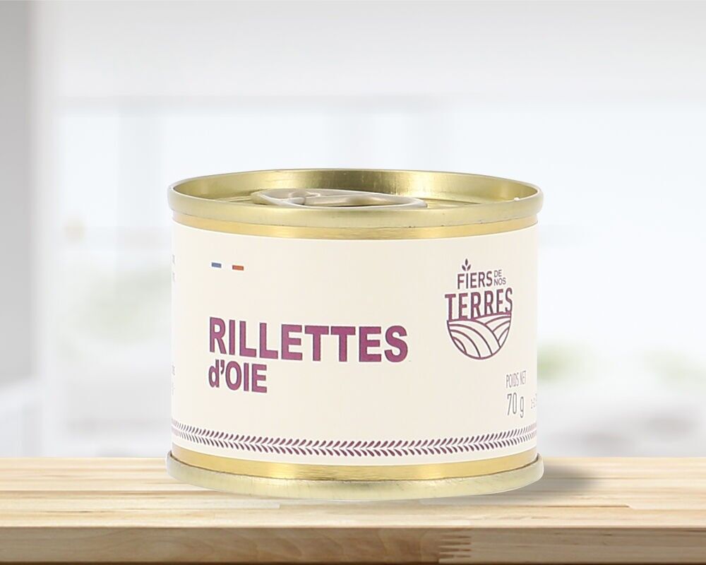 Goose rillettes, 70g box