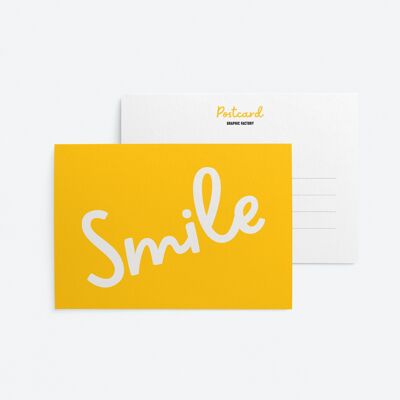 Lächeln - Postkarte