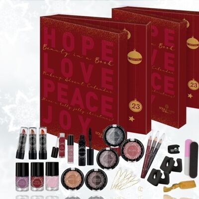 Makeup and accessories advent calendar “Beauty In A Book”