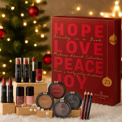 Calendrier de l'avent maquillage et accessoires "Beauty In A Book"