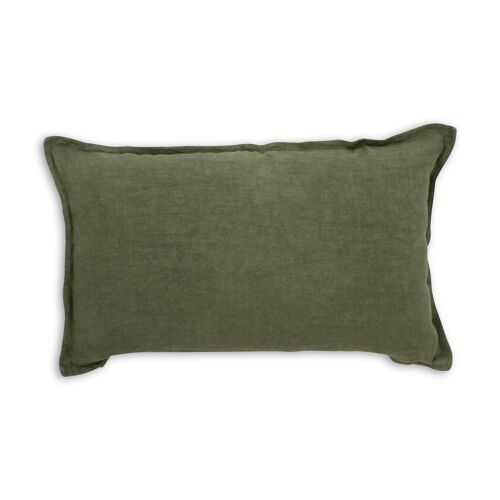 COUSSIN 100% LIN VERT 30X50CM NYL