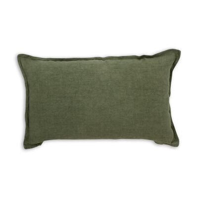COUSSIN 100% LIN VERT 30X50CM NYL