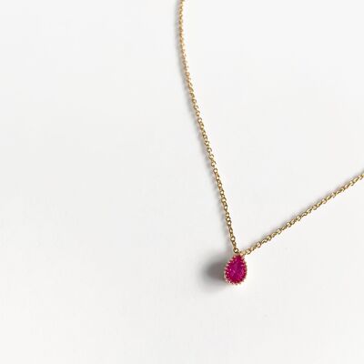 Pink Maharani pendant chain