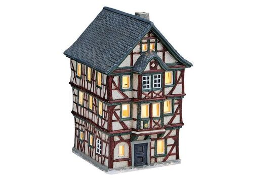 Lichthaus Haus zur Sonne Wetzlar aus Porzellan Bunt (B/H/T) 11x17x13cm