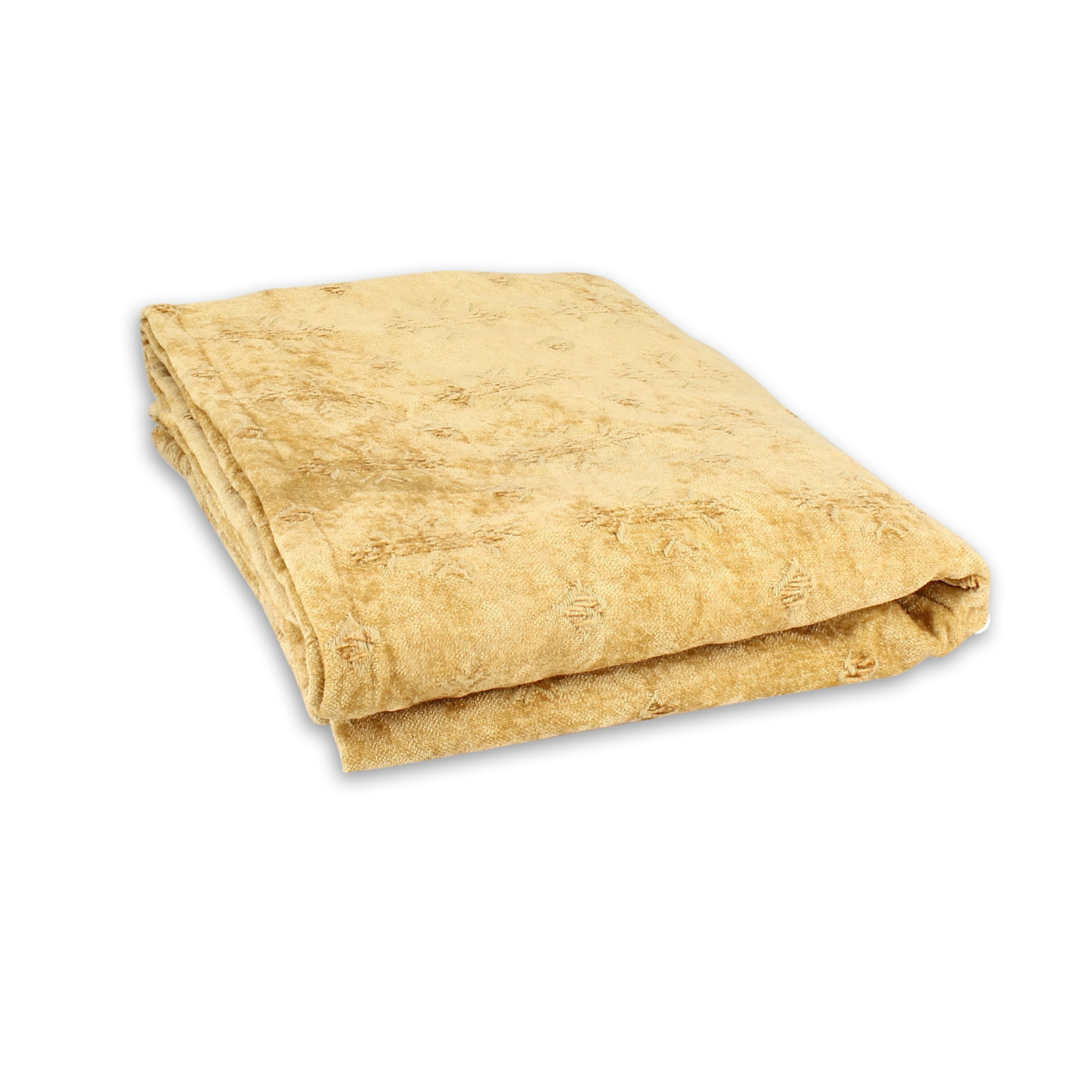 PUNTO CORTO IN TESSUTO KILIM A RILIEVO GIALLO 140X220CM BYZANCE