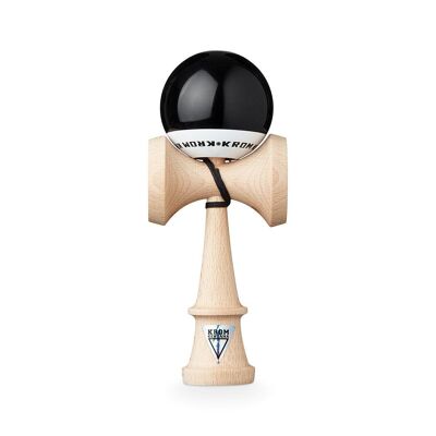 KROM KENDAMA „POP LOL BLACK“ • Geschicklichkeitsspielzeug aus Holz