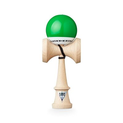 KROM KENDAMA „POP LOL DARK GREEN“ • Geschicklichkeitsspielzeug aus Holz