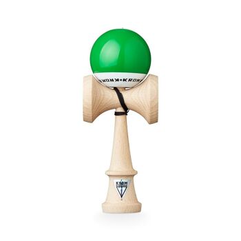 KROM KENDAMA "POP LOL DARK GREEN" • wooden skill toy 1