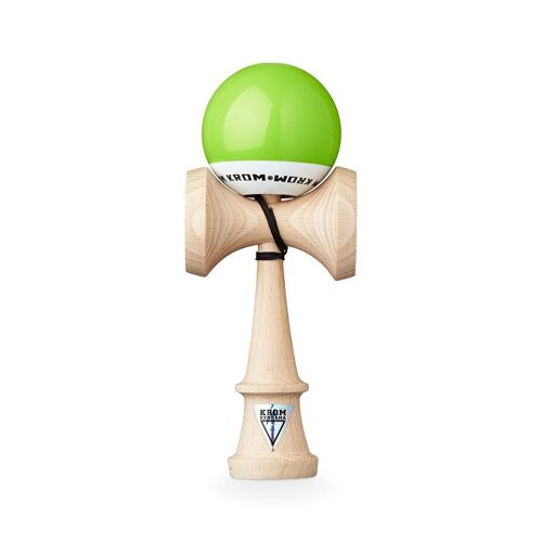 KROM KENDAMA "POP LOL LIME GREEN" • wooden skill toy