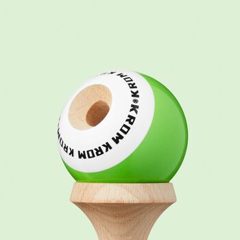 KROM KENDAMA "POP LOL LIME GREEN" • wooden skill toy 6