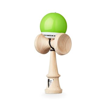 KROM KENDAMA "POP LOL LIME GREEN" • wooden skill toy 10