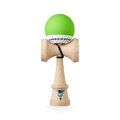 KROM KENDAMA „POP RUBBER LIME GREEN“ Kendama • Geschicklichkeitsspielzeug aus Holz